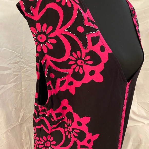 Free People Black and Pink Mini Dress - Picture 9 of 10